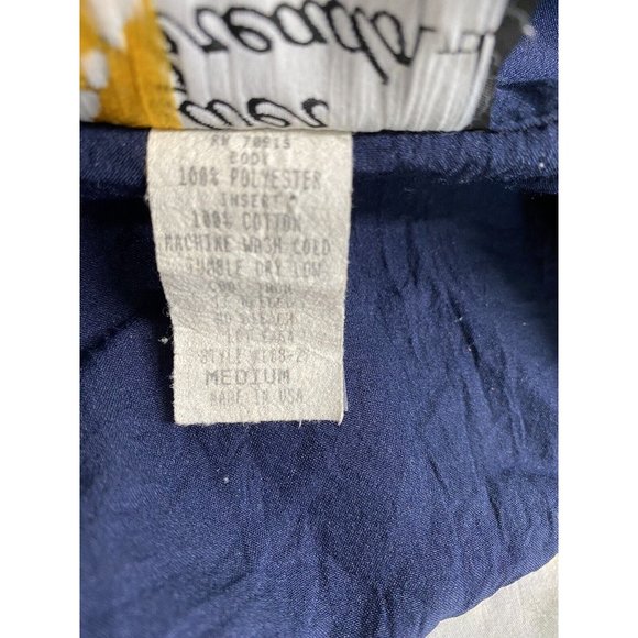 VTG Silver Threads Seashell Rope Striped Long Sleeve Button Up Shirt Women’s M - Picture 8 of 9